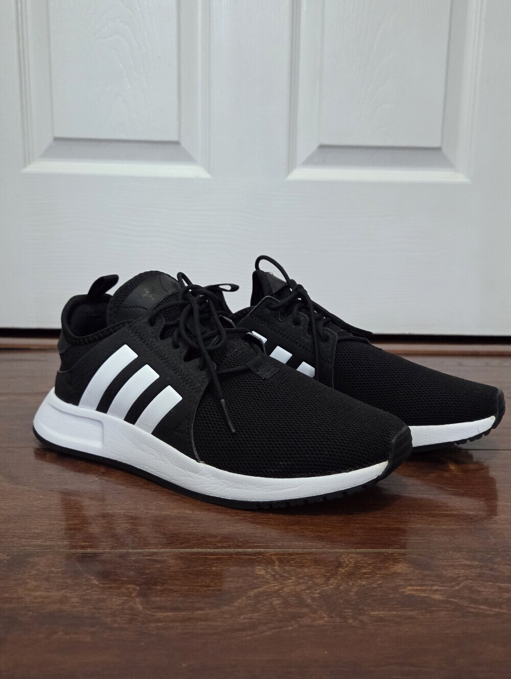 Adidas X_PLR Unisex Black & White Low Top Sneakers Kids Size 6 - Picture 2 of 6
